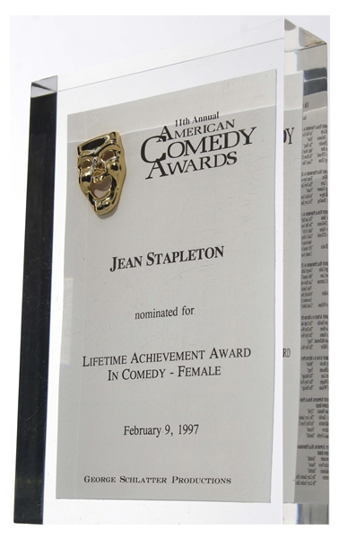 Jean Stapleton Lifetime Achievement in Comedy Award Nomination